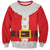 Santa Claus Costume Sweatshirt Christmas Holiday Cosplay - Wonder Print Shop