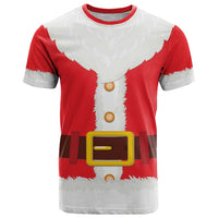 Santa Claus Costume T Shirt Christmas Holiday Cosplay - Wonder Print Shop
