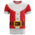 Santa Claus Costume T Shirt Christmas Holiday Cosplay - Wonder Print Shop