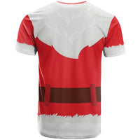 Santa Claus Costume T Shirt Christmas Holiday Cosplay - Wonder Print Shop