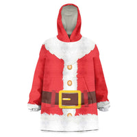 Santa Claus Costume Wearable Blanket Hoodie Christmas Holiday Cosplay - Wonder Print Shop