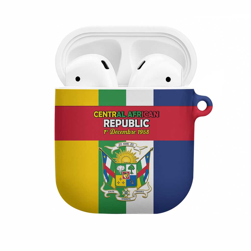 Central African Republic AirPods Case Happy Republic Day - Wonder Print Shop