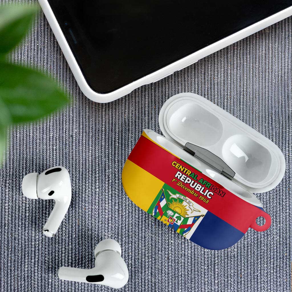 Central African Republic AirPods Case Happy Republic Day - Wonder Print Shop