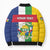 Personalized Central African Republic Bomber Puffer Jacket Happy Republic Day - Wonder Print Shop