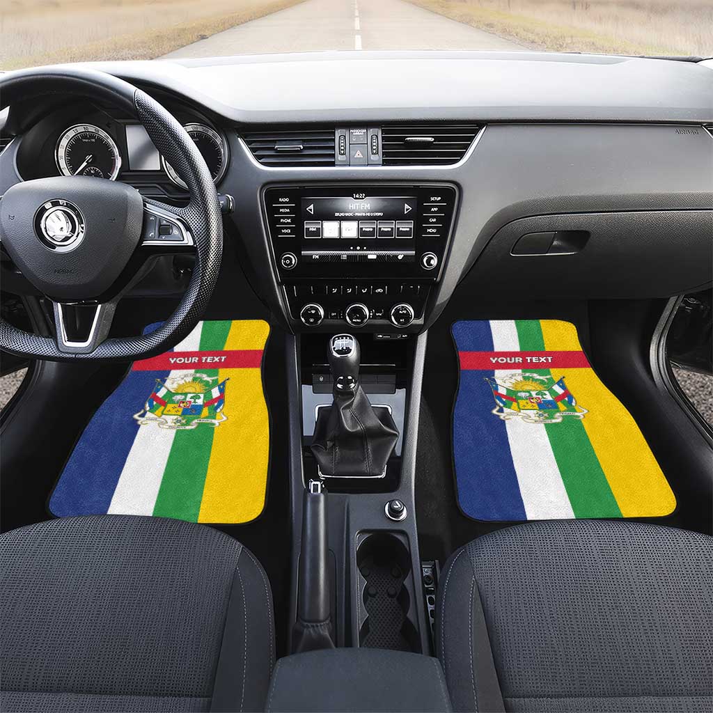 Personalized Central African Republic Car Mats Happy Republic Day - Wonder Print Shop