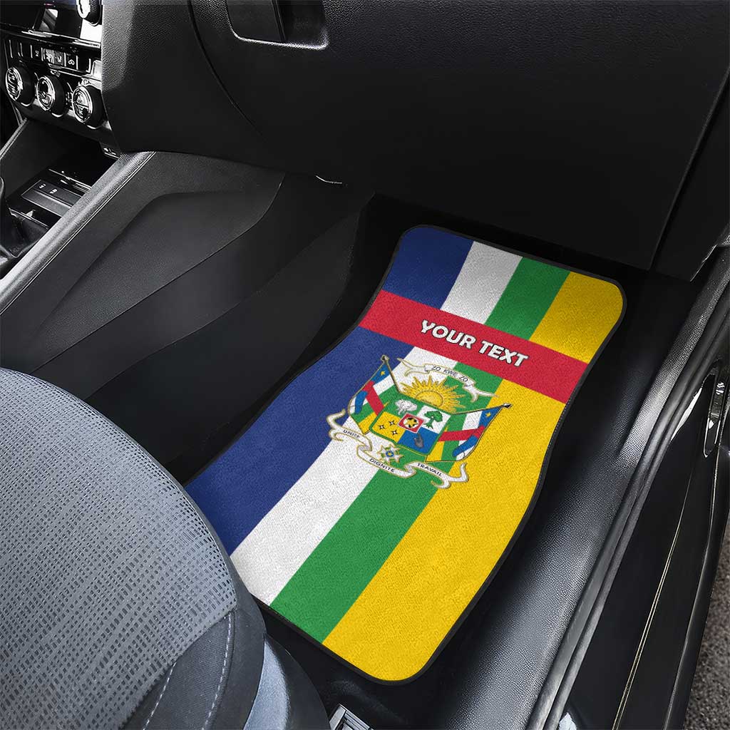 Personalized Central African Republic Car Mats Happy Republic Day - Wonder Print Shop