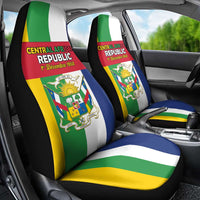 Central African Republic Car Seat Cover Happy Republic Day - Wonder Print Shop