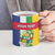 Personalized Central African Republic Ceramic Mug Happy Republic Day - Wonder Print Shop