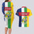 Personalized Central African Republic Couples Matching Long Sleeve Bodycon Dress and Hawaiian Shirt Happy Republic Day - Wonder Print Shop
