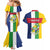 Personalized Central African Republic Couples Matching Mermaid Dress and Hawaiian Shirt Happy Republic Day - Wonder Print Shop