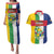 Personalized Central African Republic Couples Matching Puletasi and Hawaiian Shirt Happy Republic Day - Wonder Print Shop