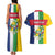 Personalized Central African Republic Couples Matching Tank Maxi Dress and Hawaiian Shirt Happy Republic Day - Wonder Print Shop
