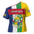 Personalized Central African Republic Cross Shoulder Shirt Happy Republic Day - Wonder Print Shop