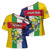 Personalized Central African Republic Cross Shoulder Shirt Happy Republic Day - Wonder Print Shop