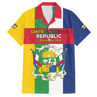 Personalized Central African Republic Family Matching Long Sleeve Bodycon Dress and Hawaiian Shirt Happy Republic Day - Wonder Print Shop