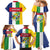 Personalized Central African Republic Family Matching Mermaid Dress and Hawaiian Shirt Happy Republic Day - Wonder Print Shop