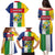 Personalized Central African Republic Family Matching Puletasi and Hawaiian Shirt Happy Republic Day - Wonder Print Shop