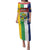 Personalized Central African Republic Family Matching Puletasi and Hawaiian Shirt Happy Republic Day - Wonder Print Shop