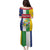 Personalized Central African Republic Family Matching Puletasi and Hawaiian Shirt Happy Republic Day - Wonder Print Shop