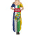 Personalized Central African Republic Family Matching Summer Maxi Dress and Hawaiian Shirt Happy Republic Day - Wonder Print Shop