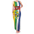 Personalized Central African Republic Family Matching Tank Maxi Dress and Hawaiian Shirt Happy Republic Day - Wonder Print Shop