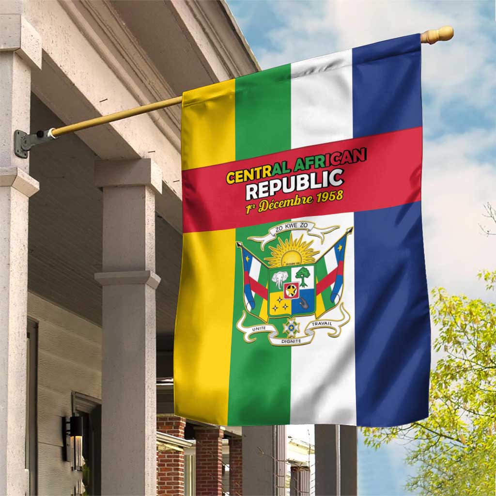 Central African Republic Garden Flag Happy Republic Day - Wonder Print Shop