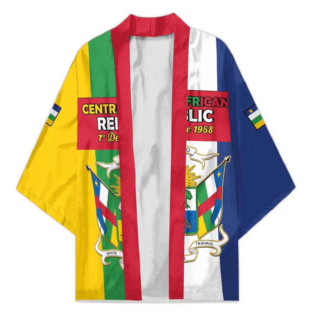 Personalized Central African Republic Kimono Happy Republic Day - Wonder Print Shop