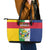 Central African Republic Leather Tote Bag Happy Republic Day - Wonder Print Shop