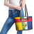 Central African Republic Leather Tote Bag Happy Republic Day - Wonder Print Shop