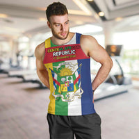 Personalized Central African Republic Men Tank Top Happy Republic Day - Wonder Print Shop