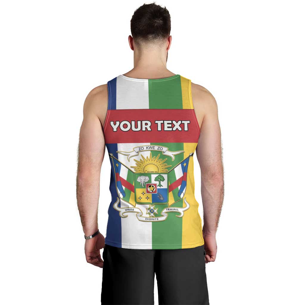 Personalized Central African Republic Men Tank Top Happy Republic Day - Wonder Print Shop