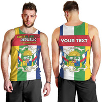 Personalized Central African Republic Men Tank Top Happy Republic Day - Wonder Print Shop