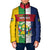 Personalized Central African Republic Padded Jacket Happy Republic Day - Wonder Print Shop