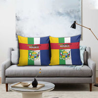Central African Republic Pillow Cover Happy Republic Day - Wonder Print Shop