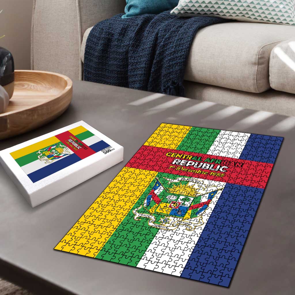 Central African Republic Puzzle Happy Republic Day - Wonder Print Shop