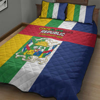 Central African Republic Quilt Bed Set Happy Republic Day - Wonder Print Shop