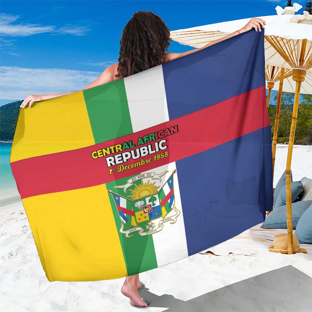 Central African Republic Sarong Happy Republic Day - Wonder Print Shop