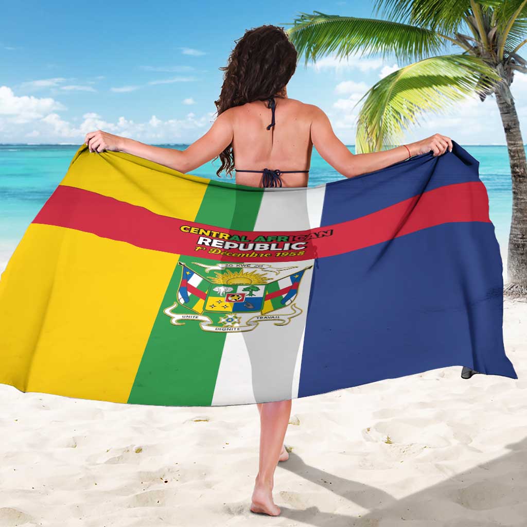 Central African Republic Sarong Happy Republic Day - Wonder Print Shop