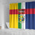 Central African Republic Shower Curtain Happy Republic Day - Wonder Print Shop