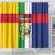 Central African Republic Shower Curtain Happy Republic Day - Wonder Print Shop