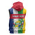 Personalized Central African Republic Sleeveless Hoodie Happy Republic Day - Wonder Print Shop