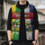 Personalized Central African Republic Sleeveless Puffer Jacket Happy Republic Day - Wonder Print Shop