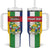 Personalized Central African Republic Tumbler With Handle Happy Republic Day - Wonder Print Shop