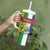 Personalized Central African Republic Tumbler With Handle Happy Republic Day - Wonder Print Shop