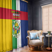 Central African Republic Window Curtain Happy Republic Day - Wonder Print Shop
