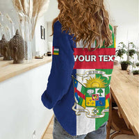 Personalized Central African Republic Women Casual Shirt Happy Republic Day - Wonder Print Shop