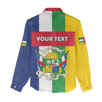 Personalized Central African Republic Women Casual Shirt Happy Republic Day - Wonder Print Shop
