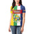 Personalized Central African Republic Women Polo Shirt Happy Republic Day - Wonder Print Shop