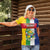 Personalized Central African Republic Women Polo Shirt Happy Republic Day - Wonder Print Shop
