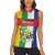 Personalized Central African Republic Women Sleeveless Polo Shirt Happy Republic Day - Wonder Print Shop